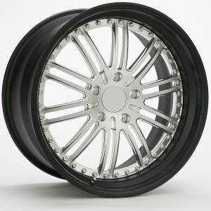Imagem de uma roda raiada para carros